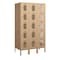 Salsbury Industries 5 Tier Box Vented Locker, 36"Wx66"Hx18"D, 15 Door, Tan, Unassembled 75358TN-U - alternate 1